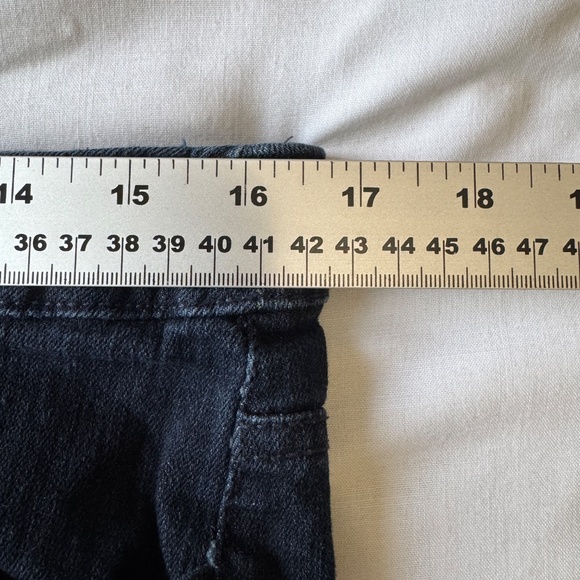 G:21 Women's Fit & Flare Dark Wash Blue Jeans Size 13 Flare Leg Low Rise Y2K - Picture 9 of 14